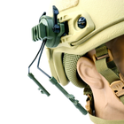 Адаптер для шолома OX Horn Headset Bracket для навушників Peltor Earmor Walkers (tan) олива - зображення 4