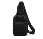 Тактическая нагрудная сумка Primo Sling однолямочная через плечо - Black Primo PR-SLING-B черный - изображение 6