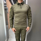 Армійська Кофта Убакс, Олива, бавовна, розмір XL, Combat, тактична сорочка Убакс - зображення 1