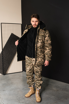 Куртка-бушлат военная мужская тактическая ВСУ (ЗСУ) Пиксель 8728 50 размер - изображение 4