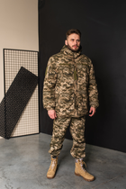 Куртка-бушлат военная мужская тактическая ВСУ (ЗСУ) Пиксель 8728 50 размер - изображение 9