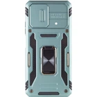 Ударопрочный чехол Camshield Army Ring для Xiaomi Poco F5 / Note 12 Turbo Зеленый / Light Green Без бренда