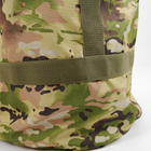 Универсальная сумка-баул тактическая 120 литров, военный водоотталкивающий баул из плотной тактической ткани Kiborg Мультикам - изображение 15