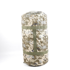 Универсальная сумка-баул тактическая 80 литров, военный водоотталкивающий баул из плотной тактической ткани Kiborg Пиксель - изображение 6