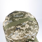 Универсальная сумка-баул тактическая 80 литров, военный водоотталкивающий баул из плотной тактической ткани Kiborg Пиксель - изображение 13