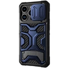 Чехол TPU+PC Nillkin CamShield Adventurer Pro (шторка на камеру) для Apple iPhone 14 Pro Max (6.7") Blue