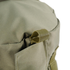 Універсальна сумка-баул тактична 80 літрів, військовий водовідштовхувальний баул із щільної тактичної тканини Kiborg Олива - зображення 7