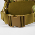 Універсальний рюкзак тактичний 80 літрів, військовий водовідштовхувальний рюкзак із щільної тактичної тканини Мультикам - зображення 5