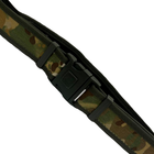 Армійський чоловічий військовий міцний тактичний пояс ремінь для військових і зсу 130 см Зелений камуфляж - зображення 7