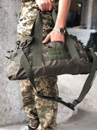 Універсальна тактична військова сумка MIL-TEC® US Combat Parachute Cargo Small 25 л, ОРІГІНАЛ, олива - зображення 5