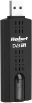 Цифровий тюнер Rebel Comp Tuner DVB-T2 H.265 HEVC USB KOM1060 (5901890066310) - зображення 1