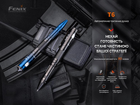 Fenix T6 тактична ручка з ліхтариком чорна - изображение 5