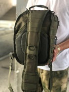 Тактический Рюкзак однолямочный MIL-TEC® One Strap Assault 10л Olive - изображение 5