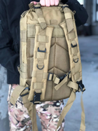 Тактичний рюкзак 25 л. 3p attack tactica койот / маленький армійський військовий рюкзак - зображення 3