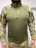 Тактическая кофта рубашка убакс ubacs мужская армейская боевая военная для ВСУ размер 2XL 56-58 цвет пиксель - изображение 1