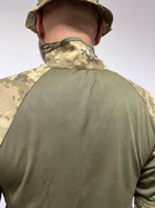 Тактическая кофта рубашка убакс ubacs мужская армейская боевая военная для ВСУ размер 4XL 64-66 цвет пиксель - изображение 4