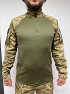 Тактична кофта сорочка убакс ubacs чоловіча армійська бойова військова для ЗСУ розмір 5XL 68-70 колір піксель - зображення 6