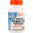 Натуральная добавка Doctor's Best R-Lipoic Acid 100 мг Капсулы