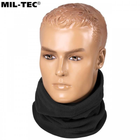 Флісовий горловий шарф Mil-Tec® Black - зображення 3