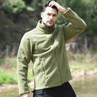 Тактическая флисовая кофта Han-Wild HW012 Green XL мужская - изображение 3