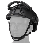Очки под шлем FAST прозрачная линза, Black (для Airsoft, Страйкбол) - изображение 2