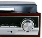 Adler Camry Premium Gramofon audio z napędem paskowym, czarny, chrom, drewno (CR 1113) - obraz 5