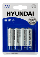 Батарейка Hyundai LR6 AA BL4 Alkaline (6793734)