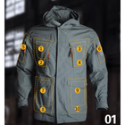 Тактический демисезонный военный коcтюм IDOGEAR G3 Olive Куртка M65 ,Убакс и Штаны с Защитой колен XL Олива HWID0026800-2 - изображение 7