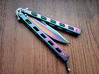 Нож Бабочка Градиент Разноцветный Бензиновый - изображение 2