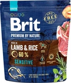 Сухой корм Brit Premium Sensitive Lamb для собак с чувствительным пищеварением со вкусом ягненка