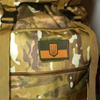 Патч Герб на фоне флага Украины ПВХ Олива - изображение 7