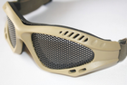 Защитные очки-сетка Tan (для Airsoft, Страйкбол) - изображение 3