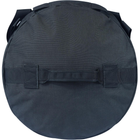 Армійська сумка-баул 110 л з водонепроникною кордурою чорного кольору Bagland - зображення 3
