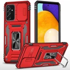 Чохол Samsung Galaxy M23 5G/M13 4G Epik Camshield Army Ring Червоний/Red