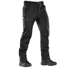 Штаны военные тактические Soft Shell M-Tac Winter Black, зимние штаны для военных для полиции XL TR_1319-2 - изображение 4