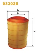 Фільтр повітря Daf 65 CF, CF65, CF75, Ginaf X-Series Wix Filters (93302E) WIX Filters (93302E)
