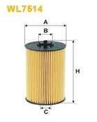 Фильтр масляный Audi A3 III (8V), A4 (B8/8K), A5 (8T), A6 (4G2/4G5), Q5 (8R), Seat Leon I Wix Filters (WL7514) WIX Filters (WL7514)