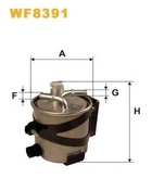 Фильтр топливный WIX FILTERS Dacia, Renault (WF8391) WIX Filters (WF8391)