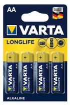 Батарейки Varta LONGLIFE ALKALINE АА емкость 2900 мАч, напряжение 1.5В 4шт
