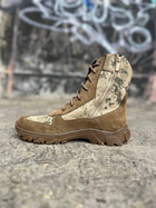 Берці тактичні чоловічі Light Boots 43 (28.5 см) Весна/Літо шкіра та кордура черевики легкі (Койот-Піксель) - зображення 3