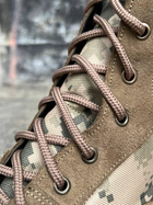 Берці тактичні чоловічі Light Boots 44 (29 см) Весна/Літо шкіра та кордура черевики легкі (Койот-Піксель) - зображення 6