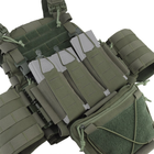 Плитоноска бронежилет з підсумками та зі швидкознімною сумкою напашник тактичний жилет Олива WOS-0009O - зображення 5