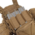 Плитоноска бронежилет с подсумками, быстросъемной сумкой напашник и разгрузочным поясом РПС Вар Белт Койот WOS-0009CP - изображение 8
