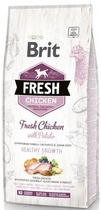 Сухой корм Brit Fresh Healthy Growth для щенков и юниоров с курицей и картофелем