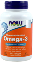 Now Foods Omega-3 1000 mg 100 kapsułek (N1650)