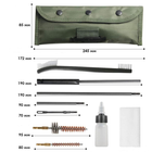Набор для чистки оружия Lesko GK13 12 предметов в чехле - изображение 6