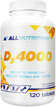 Allnutrition Witamina D3 4000 120 tabletek Odporność (ALL447)