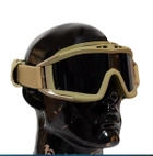 Защитные тактические очки-маска Daisy со сменными стеклами Coyote - изображение 4