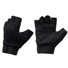 Універсальні тактичні рукавиці безпалі Army Fingerless Gloves Black L - зображення 1