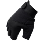 Универсальные тактические перчатки беспалые Army Fingerless Gloves Black L - изображение 5